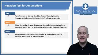 Identify an Assumption (Executive Assessment – Critical Reasoning Tactics – Common Question Tasks)