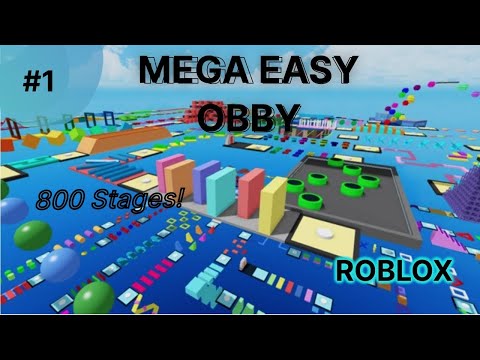 Mega Easy Obby 800 Stages! | Authentic Creations | Roblox gameplay | #1