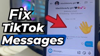 Fix TikTok Messages Option Not Working 2025