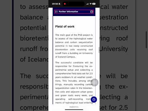 Revolutionizing Cities with Nature-Based Drainage! 🌱❄️ #jobs #phd