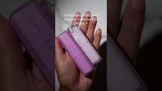 Comparing Fenty and Jooycee shimmery lip balms✨