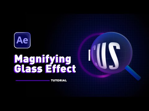 Magnifying Glass After Effect Tutorial