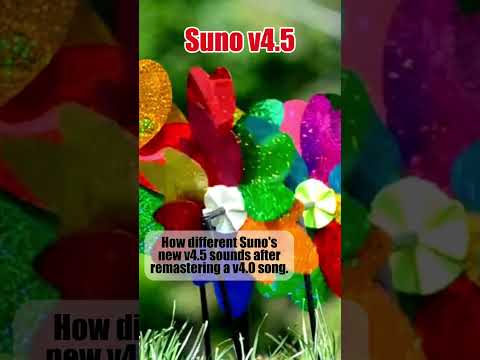 Comparing Suno's new v4.5 by remastering a song created with v4.0 #suno #newsuno #sunov4.5 #sunov4