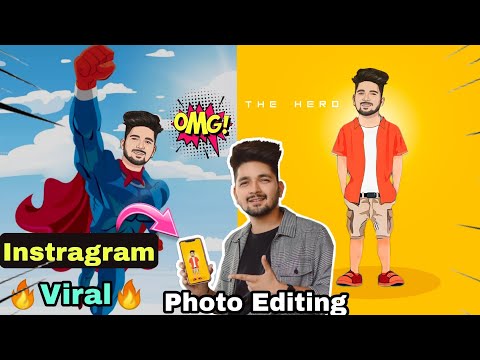Instagram Toon app editing miniature editing in picsart Toon app editing 2021 Editing 😱😱