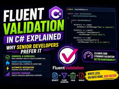 FluentValidation in C# Explained | Why Senior Developers Prefer It?