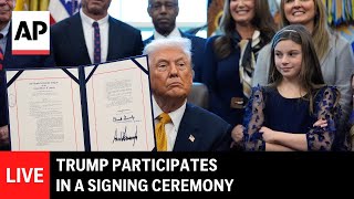 LIVE: Trump participates in a signing ceremony