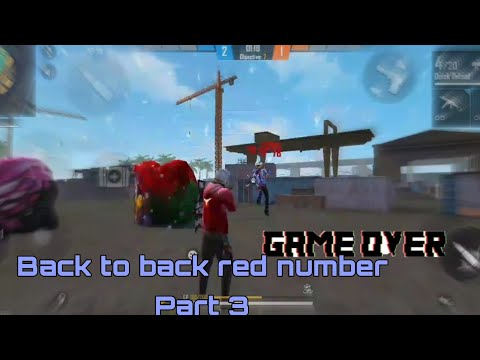 Only Red numbers back to back part 3 [ FREE FIRE HIGHLIGHTS MUST WATCH 😯] #EXPERTSHERA #PAGALM10