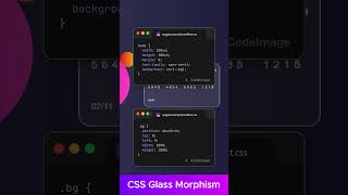 Glass Morphism CSS ✨ #cssanimation #coding #buttonhovereffect #csseffects