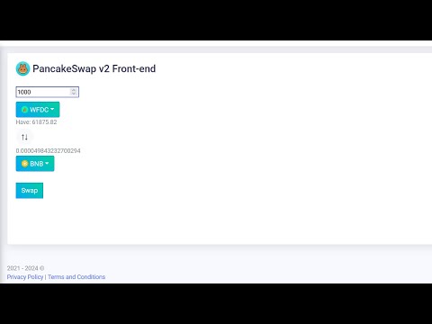 PancakeSwap v2 Front-end
