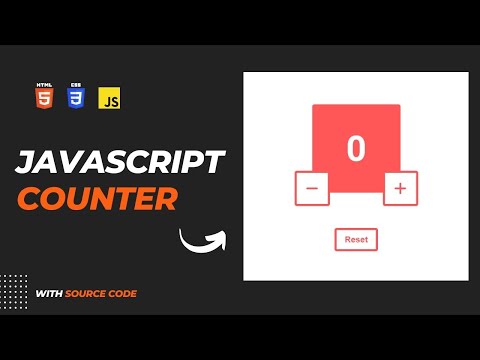 JavaScriptda counter yasash
