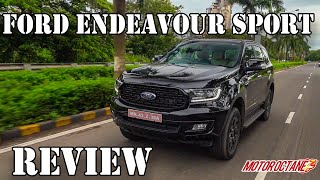 Ford Endeavour Sport 2020 India - Price, Performance, 4x4, Mileage, Features | हिंदी | MotorOctane