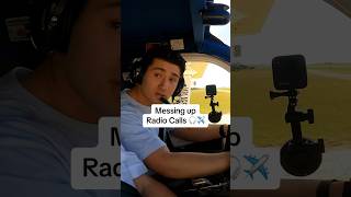 Making radio calls is tough! ✈️ #aviation #studentpilot #flightinstructor #flywithme #learntofly