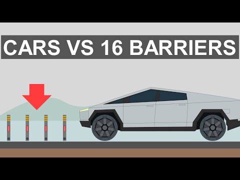 Can cars go over 16 weak barriers