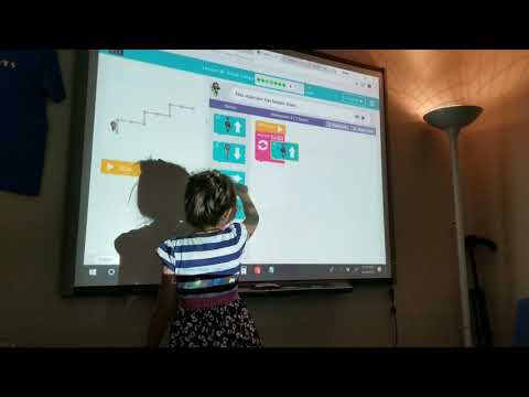 Coding on Smart Board is Fun - Sunshine STEM Academy Micro School