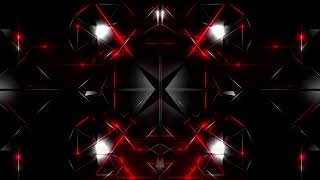 Techno Red Kaleidoscope 4K vj loop