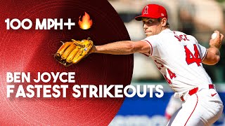 7 minutes of 100+ MPH strikeouts from Ben Joyce