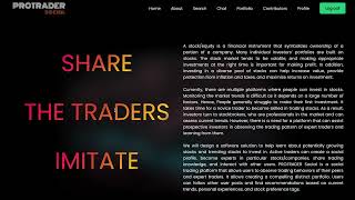 Social Trading Platform (ProTrader) Demo