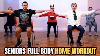 Full Body Home Workout For Seniors (15 Minutes) Stay Fit & Strong Over 60