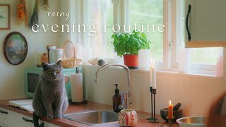 Rainy Evening Routine in my Tiny Cottage | Slow Living, Silent Vlog