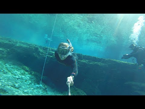Free Diving at Ginnie Springs