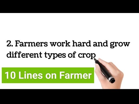 Write 10 Lines on Farmer in English | 10 Lines Essay on Farmer | Easy Lines