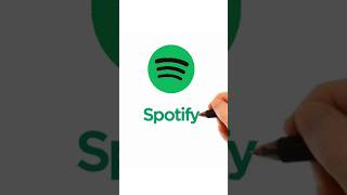 how to design Spotify logo #art #Spotify#logo#ytshorts