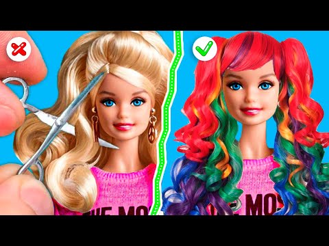 What Was I Made For? Barbie Transformation From Poor To Rich! *Doll Makeover And Tiny Barbie Hacks