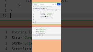String Joining in Python vs Java ✨ Explained Simply in 1 Minute | Code Rise #shorts