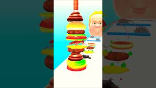 Poop Burger XXL Sandwich Runner #15 #sandwichrunner #fun #gaming #burger #mobilegame #shorts