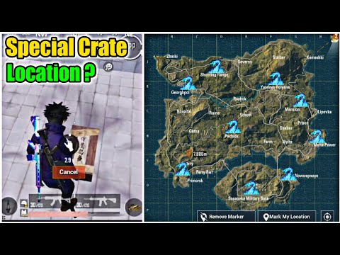 Special Crate Location in Jujutsu Kaisen Mode Bgmi & Pubg - New Update Bgmi