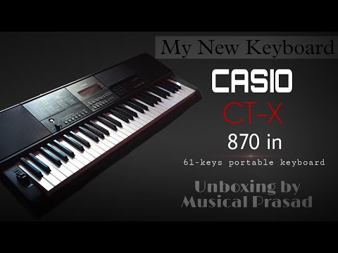 Casio CT-X 870in | portable keyboard | unboxing .