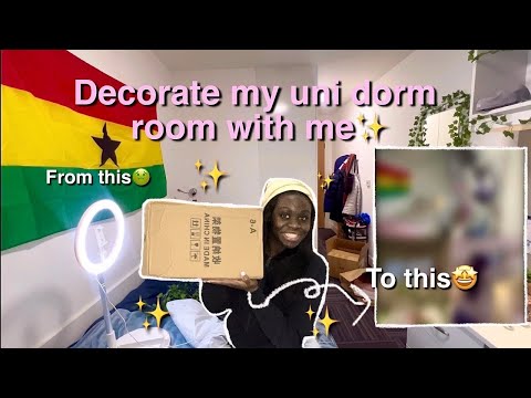 Turning my UNI DORM ROOM into the PINTEREST AESTHETIC for the New Year (MMU)