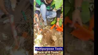 6 Tools Combo for Home Gardening #homegarden #gardenlife #gardentips #gardentool #garden