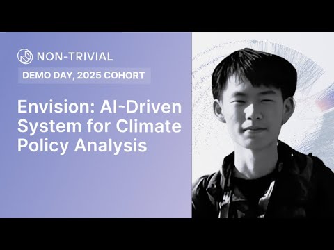 Envision: AI-Driven System for Climate Policy Analysis - James