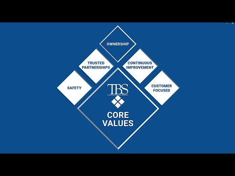 TBS Core Values - Our Foundation. Our Future.