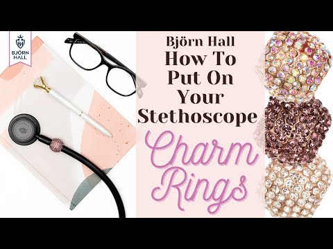 Bjorn Hall Stethoscope Charm Rings - How To Put Your Charm On & Unboxing.