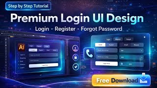 Premium Login UI React Tailwind Project 🔥 Login, Register & Forgot Password | Email + Mobile Login.