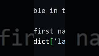 how python dictionaries work. #python #programming #dictionaryinpython