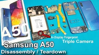 Samsung Galaxy A50 Disassembly / Teardown || How to Open Sammsung A50 / all internal Parts of A50