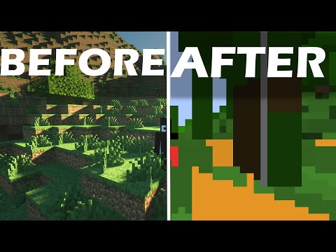 So I downgraded Minecraft's graphics as much as I could....