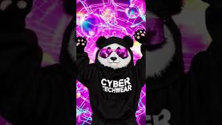 Cyber Panda: The Ultimate Fusion of Style and Innovation 🖤🐼 #CyberPanda #TechwearFashion