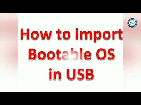 How to covert ISO OS file to bootable OS in USB