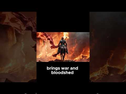 The Second Horseman  War and Bloodshed #bible #faith #jesus #religion #shorts