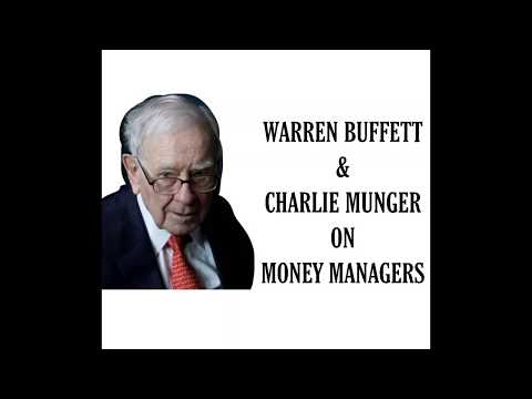 Warren Buffett and Charlie Munger on Money Managers