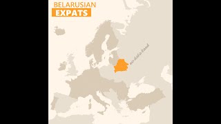 Where are #Belarus #expats living in Europe (2019)? #datavisualization #mapporn #qgis #dataviz