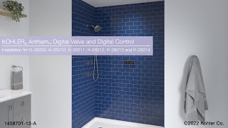 Master the Installation of the KOHLER® Anthem® Digital Valve and Digital Control