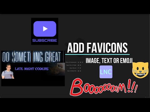Add text, image, or emoji Favicon to your website (HTML Code)