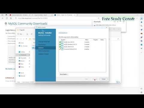 Step by step installation of MySQL