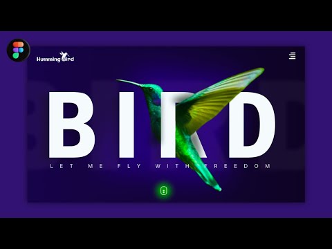 How To Create 3D Banner Section Using Figma 😨!