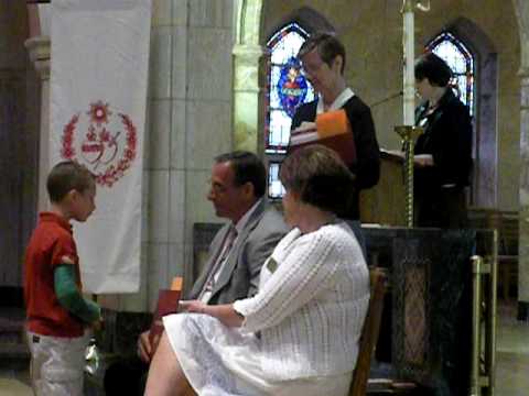 Andrew First Grade Graduation Video of Certificate Award